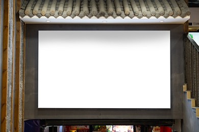 户外复古墙面广告样子