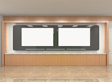 户内场景海报贴图样机