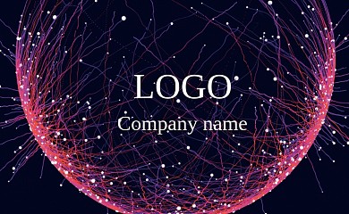 简约高端大气科技风名片