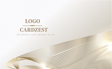 金色简约大气名片