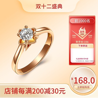 双12主图促销直通车标签饰品电商