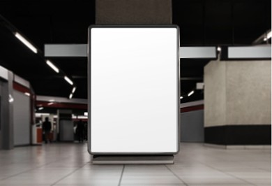 室内广告贴图海报样机