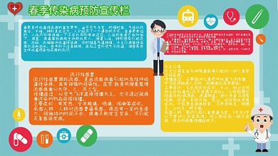 春季传染病预防宣传栏