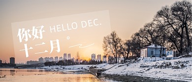 简约小清新情感12月你好公众号首图