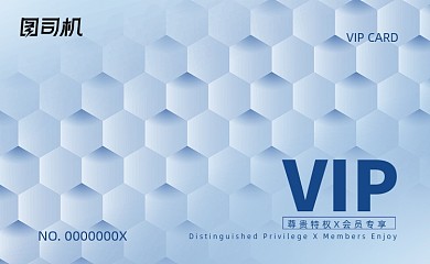 美容护肤会所VIP会员卡