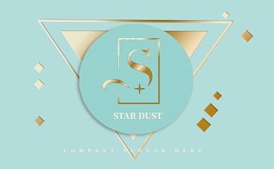 绿色小清新名片模板