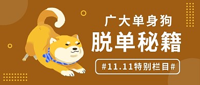 单身狗脱单秘籍公众号首图