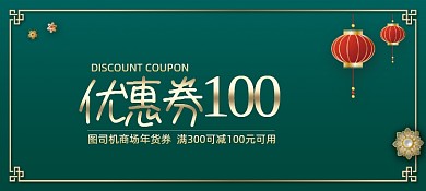 新年优惠券促销券