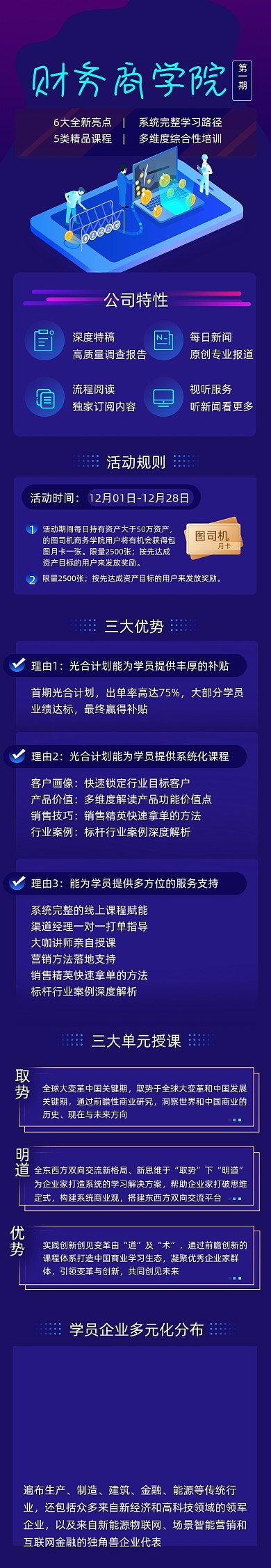 蓝色科技信息商务学院培训文章长图