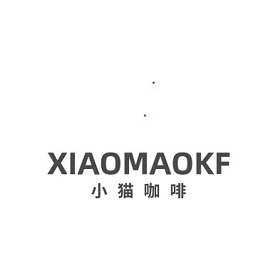 奶茶店小猫咖啡厅饮品LOGO