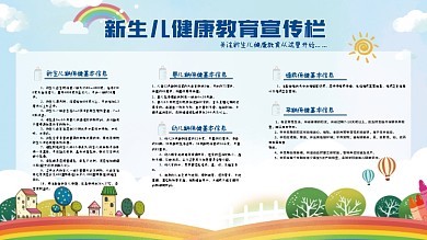 幼儿保健宣传栏目优生优育