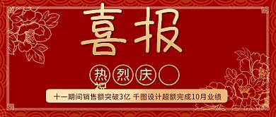 喜报好消息公众号封面