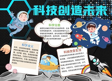 科学科技手抄报科技小报