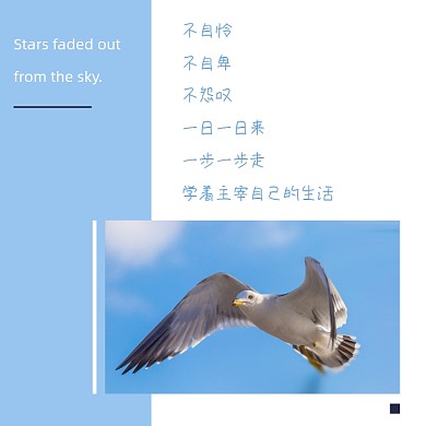 学着主宰自己的生活小清新配图