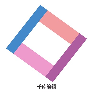 时尚几何标志矢量图设计