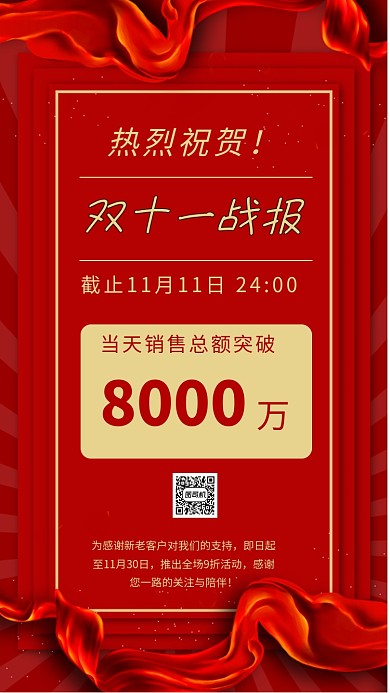 双十一销售捷报文章配图