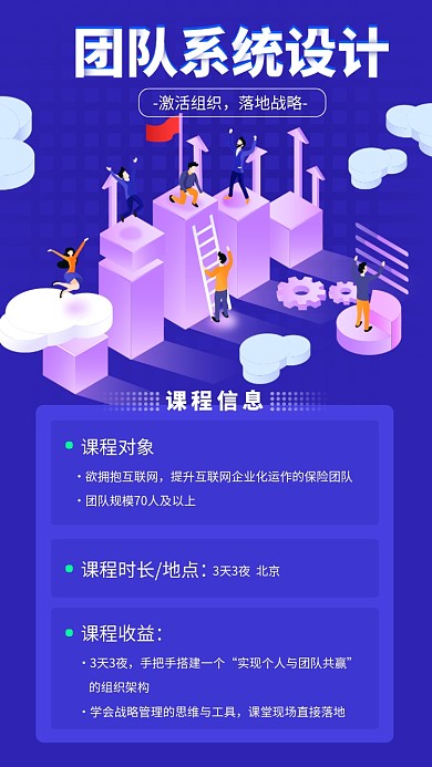 团队系统设计学习培训班海报
