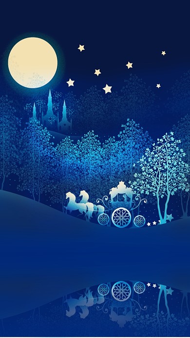 唯美森林动画手机壁纸海报