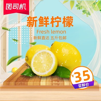 中秋水果柠檬宝贝主图