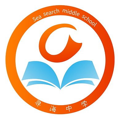 蓝色书本学校LOGO