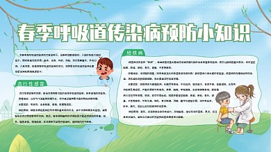 春季呼吸道传染病预防小知识