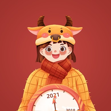 2021春节牛年微信头像