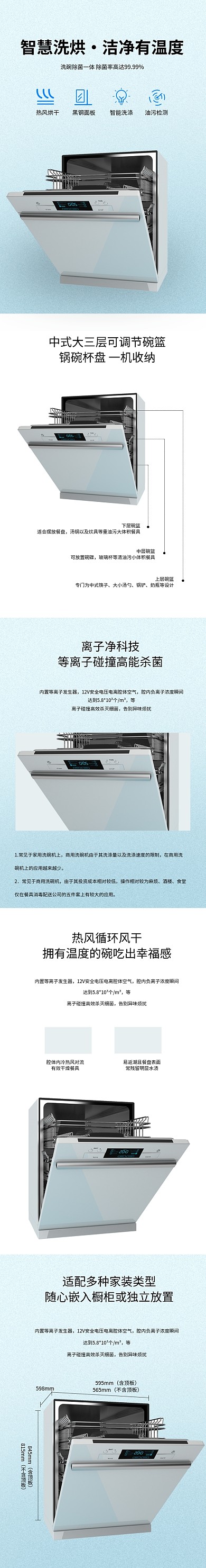 厨房家电洗碗机淘宝电商详情页
