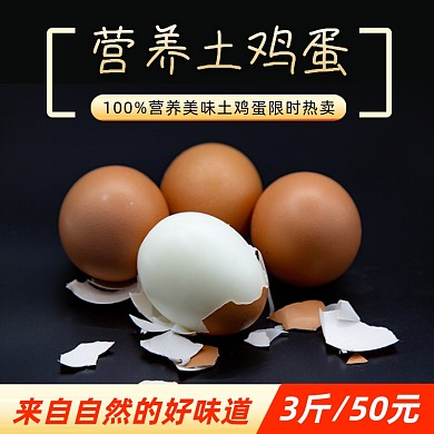 农产品土鸡蛋主图直通车