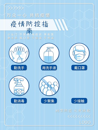 万众一心共抗疫情疫情防控指南