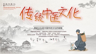 中医养生宣传展板