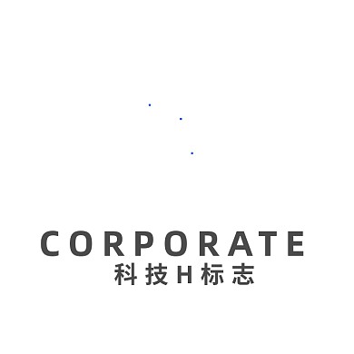 科技互联网商业简约字母h标志