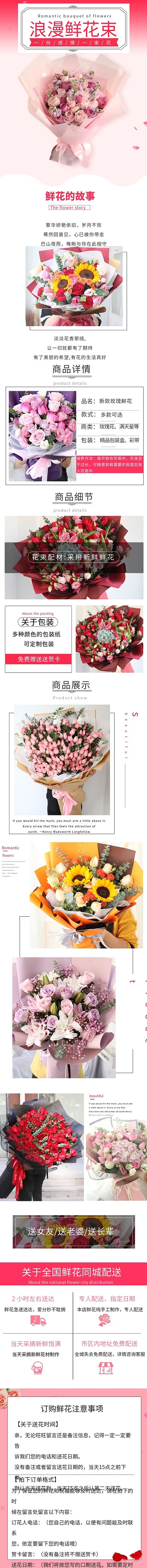 鲜花电商详情页