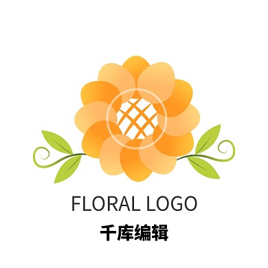 黄色的花朵LOGO