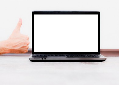 笔记本电脑UI界面样机