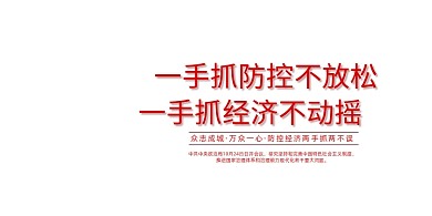 抓经济促发展两手抓展板