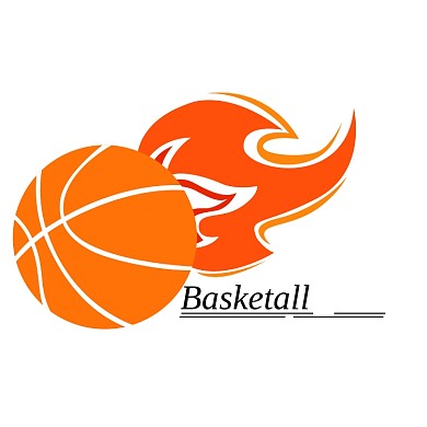 黄色篮球LOGO