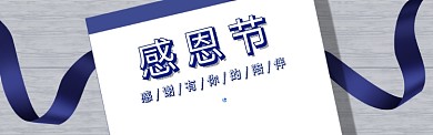 感恩节banner