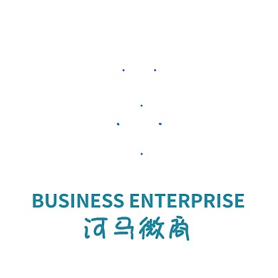 大气简约河马卡通电商微商logo