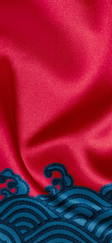 中国风丝绸纹理质感手机壁纸