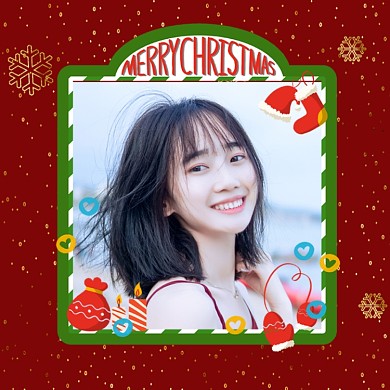 圣诞老人头像圣诞帽微信头像