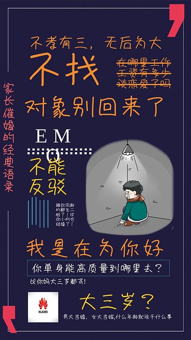 年度回顾关键词趣味手机海报