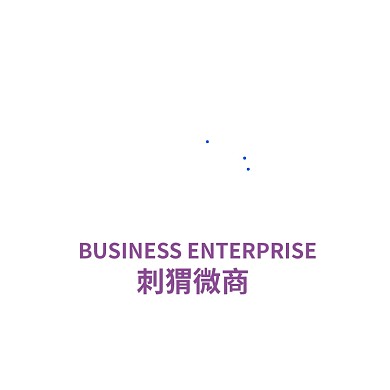 大气简约刺猬图形电商微商logo