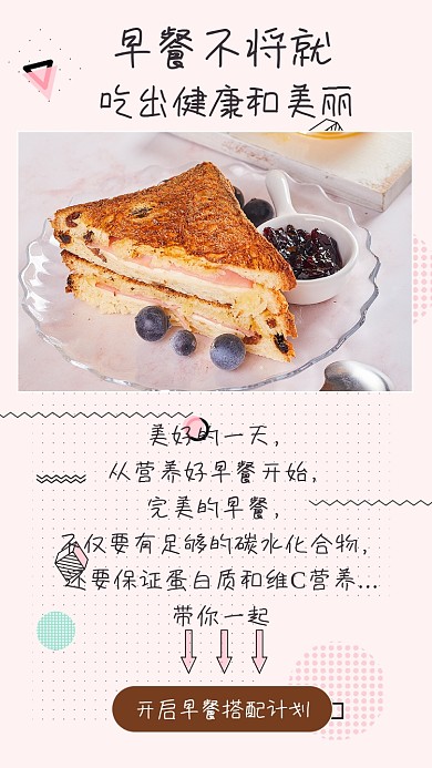 清新营养早餐搭配计划文章配图