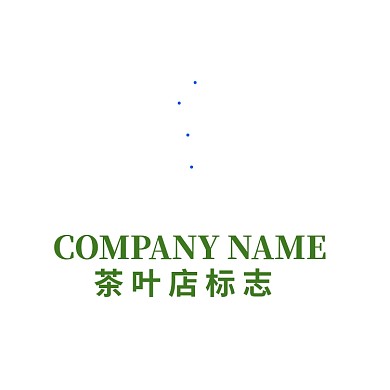 清新茶叶店标志LOGO