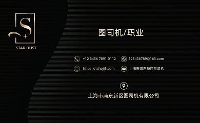 简约商务金融投资公司名片