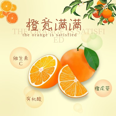 富含维生素C橙子主图
