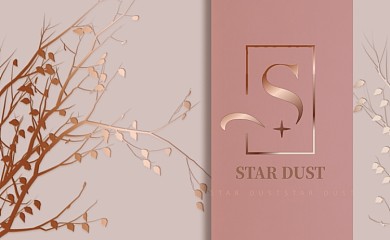 粉色时尚简约名片