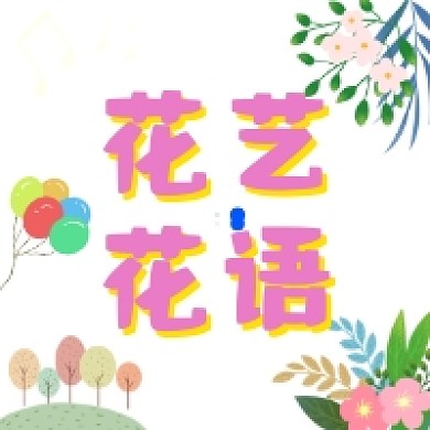 花艺花语清新简约公众号次图