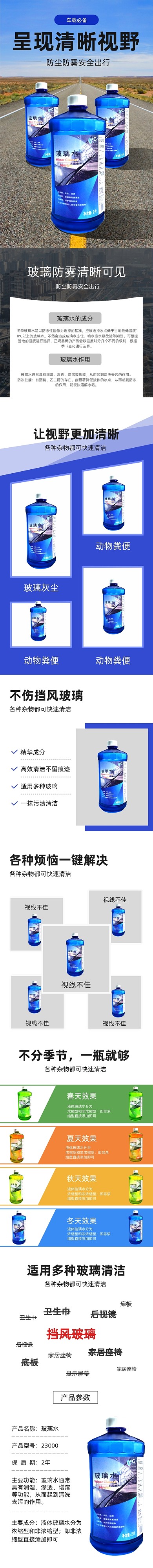 玻璃清洁剂去污剂清洗剂详情页