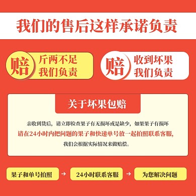 淘宝店铺常见问答售后服务信息说明主图